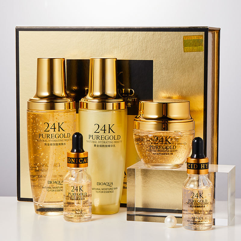 24k Gold Anti Aging Face Serum Gift Set Kiss Cosmetics