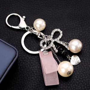 Pearl Keyring #Pink