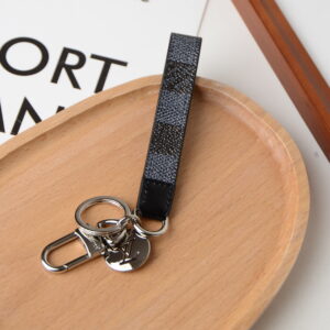 Logo L Keyring Grey