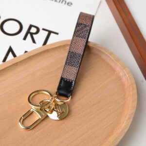 Logo L Brown Key ring